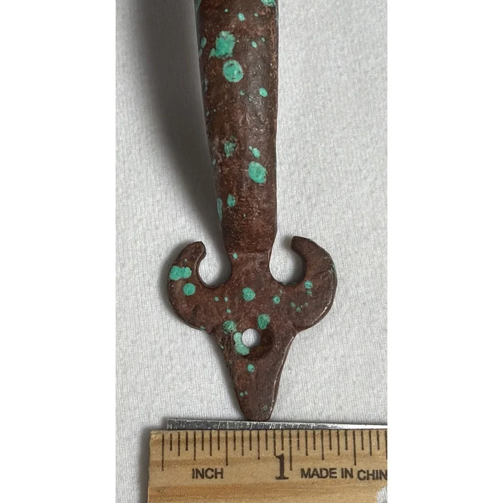 New Hobby Lobby Brown/teal Rustic Look Drawer Pull Handle 7in